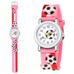 Watch for kids, ball - football design, multicolor, model 4RAR